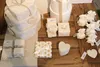 Geschenkpapier Herzen 70cm x 2m Rolle weiß / gold Produktbild-Vorschau 3