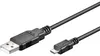 USB 2.0 Hi-Speed Kabel A Stecker  Micro B Stecker schwarz - Produktbild-Vorschau 3