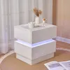 Nachttisch mit LED-Beleuchtung 46cm hoch mit 2 Produktbild-Vorschau 3