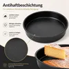 IMEX Tepsi plechy 3 ks nepřilnavé 28/32/36 cm černé Náhled obrázku produktu 4