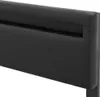 Juskys Polsterbett Lyon 140 x 200 cm schwarz – Bettgestell Produktbild-Vorschau 10