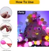 100 Mini-LED-Ballonlichter, warmweiß, runde Partylichter Produktbild-Vorschau 2