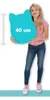 Squishmallows pluszowa maskotka kot Geraldine 40 cm Podgląd zdjęcia produktu 5