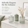 Vase Tonja 3er-SET Grün - Flaschenvase H=11,5cm Produktbild-Vorschau 5
