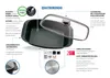 A diagram illustrating the features of a roasting pan. Anteprima dell’immagine prodotto
