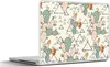 MuchoWow® Laptop Aufkleber Sticker Cover Muster - Kaktus - Produktbild-Vorschau 1