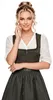 MarJo Dirndl Eschau, traditionell, 65 cm Länge, Moosgrün, Produktbild-Vorschau 2