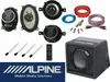 Alpine passend für VW Golf 2 II ab 1983 Komplett Set Produktbild-Vorschau 1
