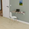 Nástenný rozkladací stôl Stolová doska 80x40 cm z dubového Náhľad obrázku produktu 2