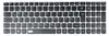 DE Tastatur Keyboard mit Silber Rahmen Ohne Beleuchtung Produktbild-Vorschau 1