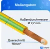 hb-digital 30m Erdungskabel 16mm2 flexibel PVC Aderleitung Produktbild-Vorschau 2