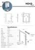 HOKO specchio da bagno LED da parete Anteprima dell’immagine prodotto 5