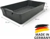 BURI Gärtnerbox Wanne Kunststoff grau | 2er Set | Produktbild-Vorschau 2