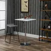 HOMCOM: Verstelbare bartafel, staande tafel met draaibare Productafbeelding-voorbeeld 2