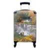 MuchoWow® Koffer Handgepäck Trolley Rollkoffer Kleine Produktbild-Vorschau 1