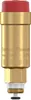A product shot of a brass automatic air vent valve. Produktbild-Vorschau