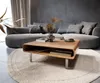 DELIFE Couchtisch Anaya 90x90 cm Akazie Natur 1 Fach L-Fuß Produktbild-Vorschau 4