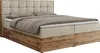 MKS MEBLE Boxspringbett 200x200 mit Bettkasten Eiche, Produktbild-Vorschau 11