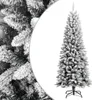vidaXL Sapin de Noël artificiel enneigé 180 cm PVC&PE Voir les images du produit 7