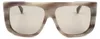 Max Mara Sonnenbrille MM0073 20E 60 Damen Creme Produktbild-Vorschau 5