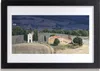 Bild 30x20 MDF-Rahmen Wandkunst Wiese Bäume Landschaft Produktbild-Vorschau 1