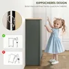 HOMCOM Schuhschrank mit 2 Klappen, verstellbar Trennwand Produktbild-Vorschau 7