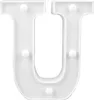 Lettre lumineuse LED 3D, 22 cm lettre U Voir les images du produit 2