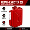 Benzinkanister Kraftstoffkanister Metall 20 Liter Kanister Produktbild-Vorschau 2
