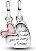 Pandora Ciondolo Charm Madre e Figlia Divisibile 793766C01 Anteprima dell’immagine prodotto 4