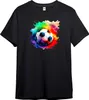 PAULGOS Kinder T-Shirt, Bunter Fußball 1 Produktbild-Vorschau 1