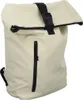 Beiger Rucksack BKR-113 aus Kunstleder mit Rolltop und Produktbild-Vorschau 1