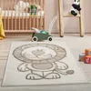 Kinderteppich Creme, Beige - 160x230 cm - Tier-Muster Löwe Produktbild-Vorschau 1