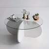 Skye Decor, Bubble - White, Couchtische, Weiß, Glas, 75 x Produktbild-Vorschau 6
