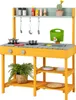 COSTWAY cucina del fango, cucina da gioco per bambini con Anteprima dell’immagine prodotto 1