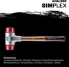 Simplex Schonhammer, Plastik; mit Aluminiumgehäuse und Produktbild-Vorschau 6