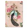 MuchoWow® Mauspad Mousepad Pfau - Rosa - Blumen 40x60 cm - Produktbild-Vorschau 1