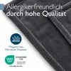 Beautissu Aurelia Fleecedecke, 220x240cm, Anthrazit, Produktbild-Vorschau 4