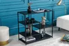 Elegantes Regal ACERO 90cm schwarz Metall Konsole Produktbild-Vorschau 3