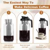 Cold Brew Coffee Maker, 64 oz Mason Jar Pitcher mit Produktbild-Vorschau 3