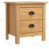 vidaXL Tables de nuit Hill 2 pcs. 46x35x49,5 cm pin massif Voir les images du produit 14