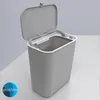plasteo® Hängender Mülleimer 9 Liter für Küche Bad Haushalt Produktbild-Vorschau 8