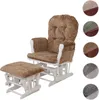Relaxsessel MCW-C76, Schaukelstuhl Schwingstuhl mit Hocker Produktbild-Vorschau 10