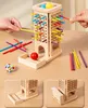 Montessori Holz-Brettspiel – 3-in-1 mit 40 bunten Stäbchen, Produktbild-Vorschau 5