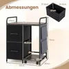 COSTWAY Druckertisch, Druckerständer mit Ladestation, Produktbild-Vorschau 3