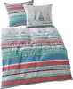 A set of bedding including a duvet cover and two pillowcases, displayed on a white background. Produktbild-Vorschau