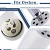 ZMH Deckenstrahler LED GU10 Rund 3 Flammig Mattweiß 350° Produktbild-Vorschau 6