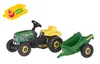 rolly toys Kindertrekker met aanhanger, groen/zilver, Productafbeelding-voorbeeld 12