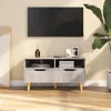 vidaXL TV-Schrank Betongrau 90x40x48,5 cm Holzwerkstoff Produktbild-Vorschau 2