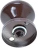 A close-up view of a brown door knob and its mounting plate. Náhled obrázku produktu
