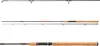 Three fishing rods are displayed against a white background. Produktbild-Vorschau